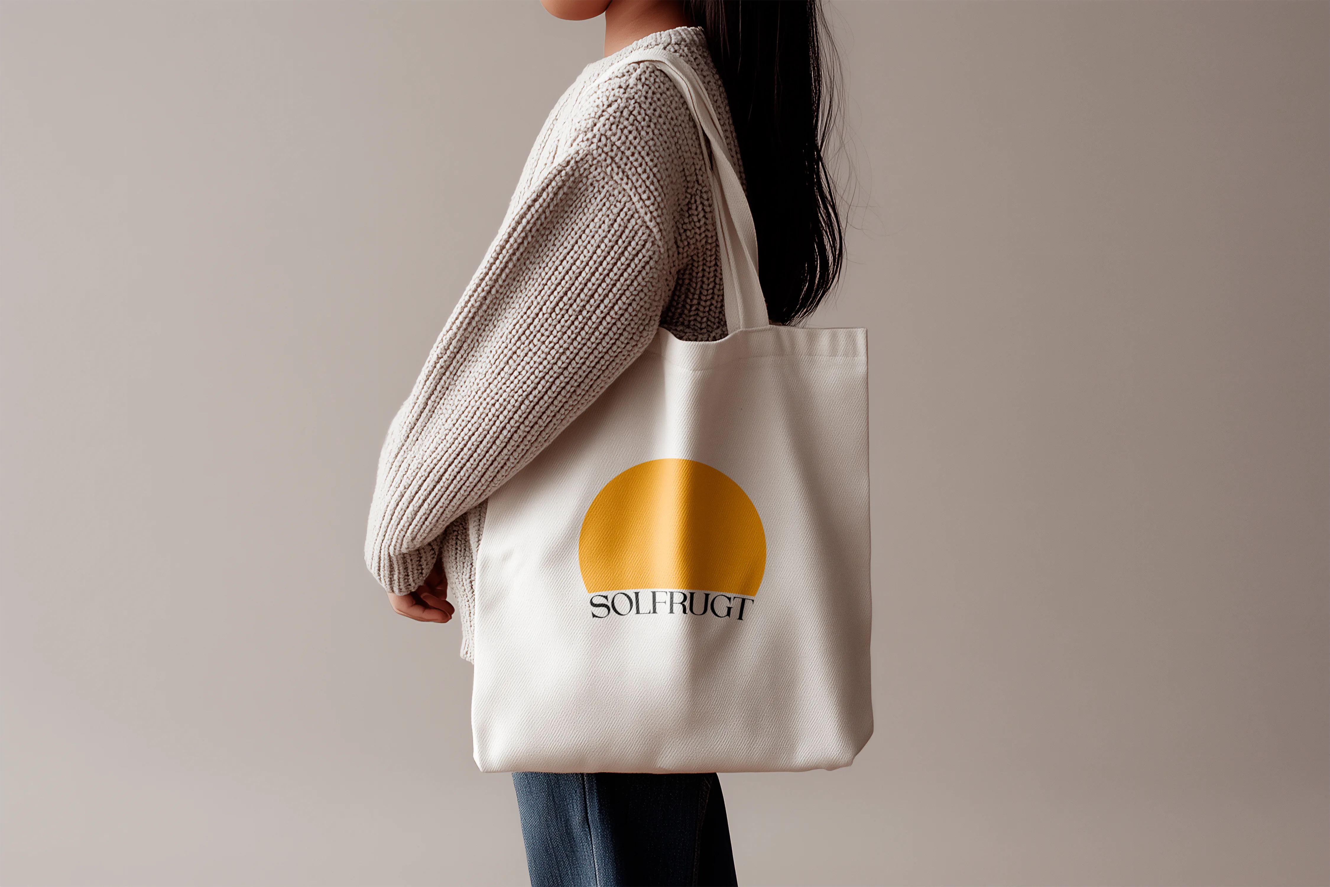 Solfrugt tote bag